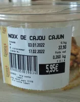 Noix de cajou cajun