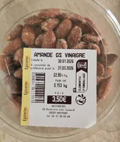 Amande GS vinaigre