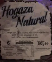 Hogaza natural pan de molde