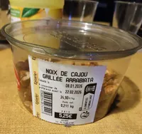 Noix de cajou grilléeb arrabiata