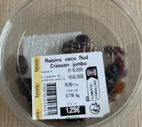 Raisins secs red crimson jumbo