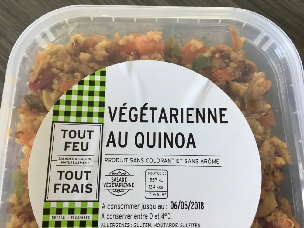 Vegetarienne au suinoa