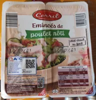 Émincés de poulet rôti