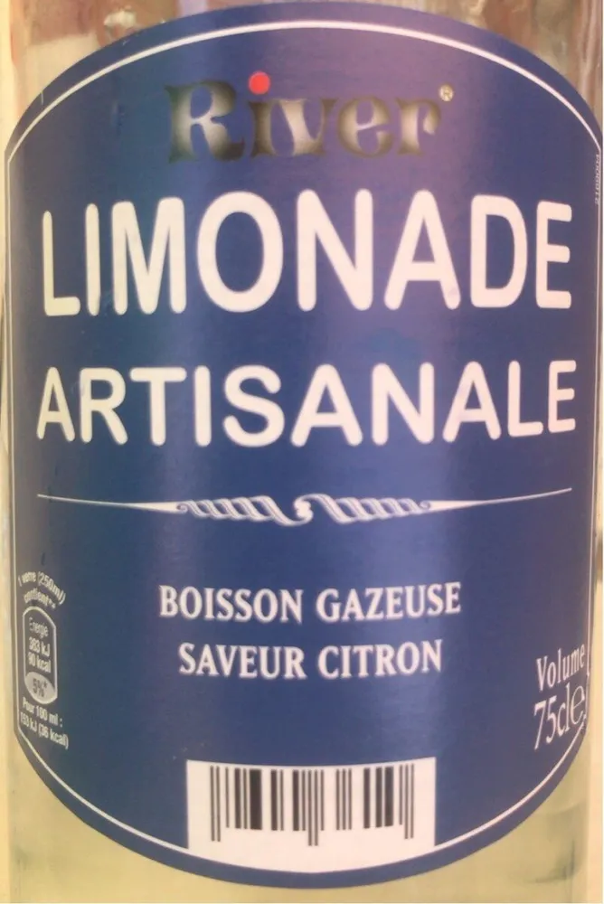 Limonade Artisanal citron gazeuse