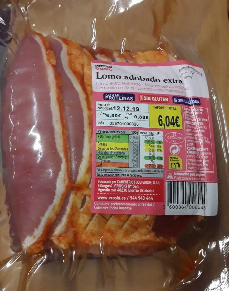 Lomo adobado extra