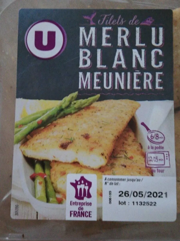 Merlu blanc meunière