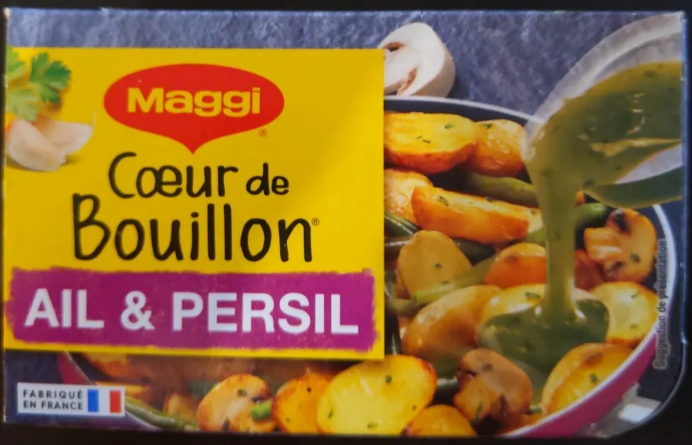 Cœur de bouillon : ail et persil