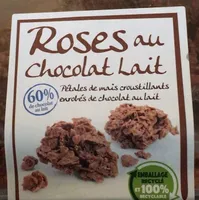 Roses au chocolat au lait