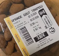 Amande goût tiramisu