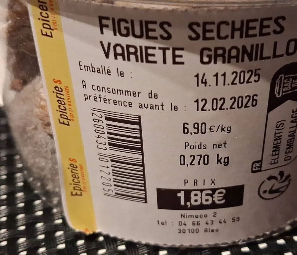Figues sechees