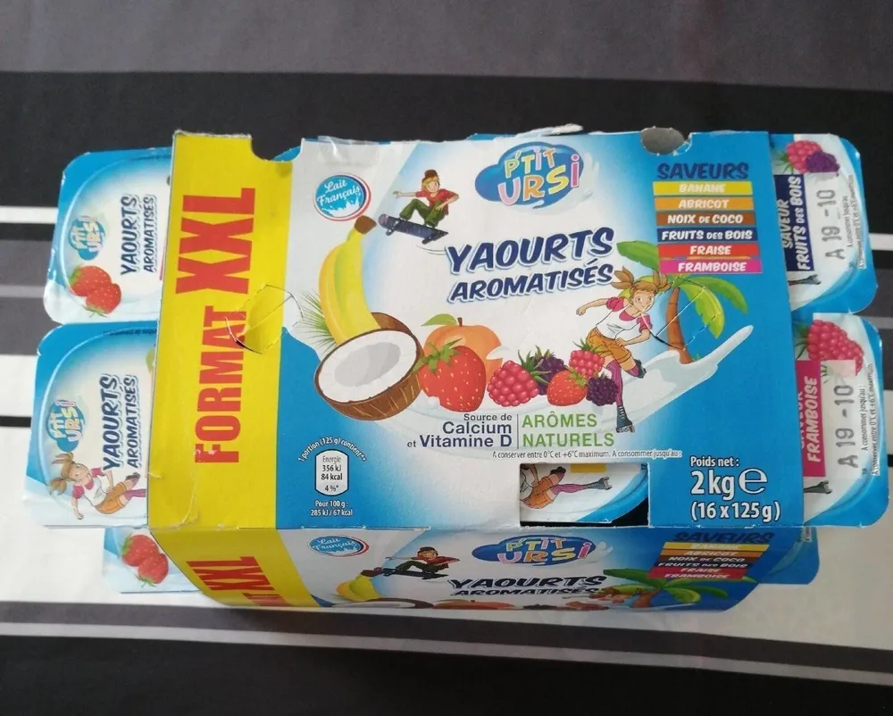 Yaourts aromatises