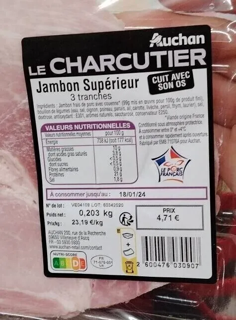 le charcutier Auchan