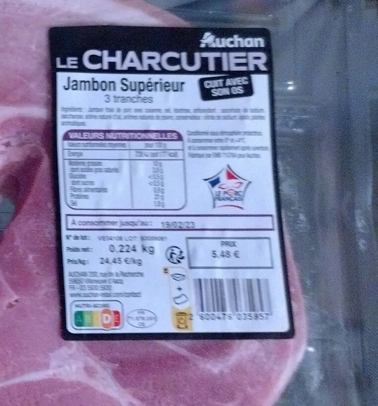 Le charcutier Auchan