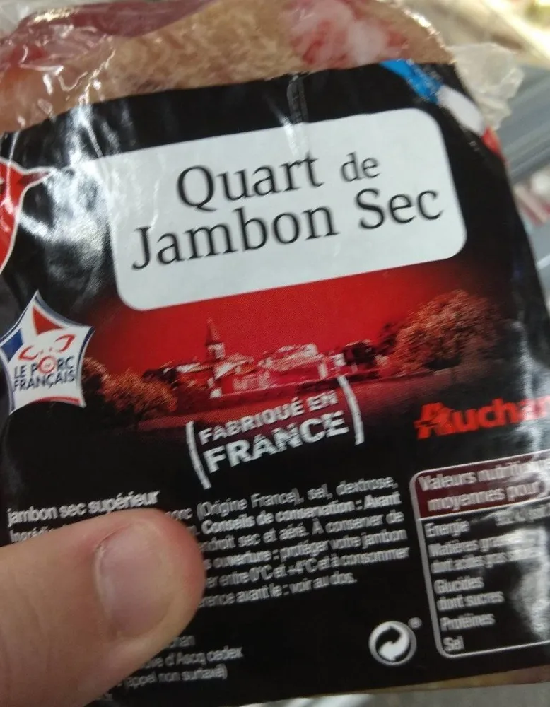 Quart de jambon sec