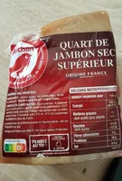 1/4 jambon sec supérieur