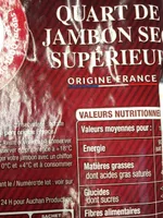 Quart de jambon sec superieur