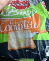 Pain de mie à la farine complete