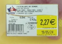 Escalope de dinde extra fine