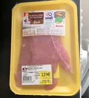 2 escalopes extra fines dinde
