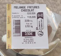 Mélange fritures chocolat