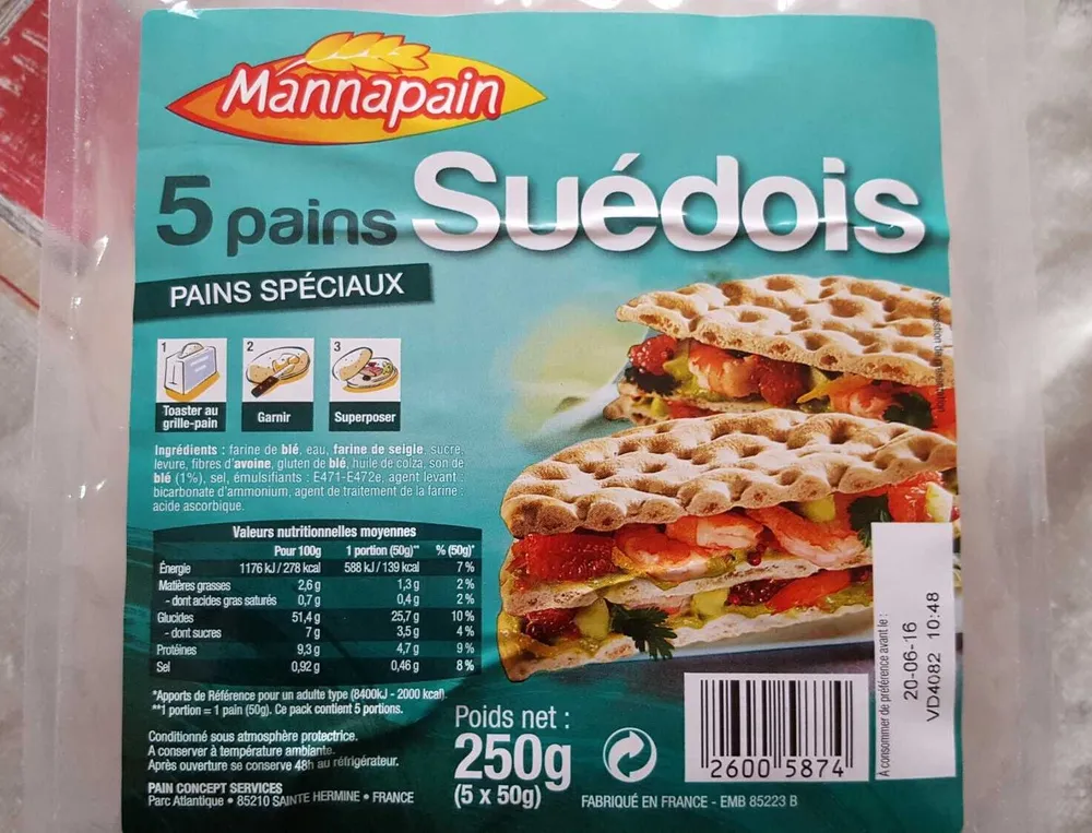5 pains suédois