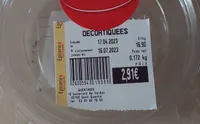 NOISETTES DÉCORTIQUÉES