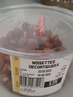 Noisettes décortiquées