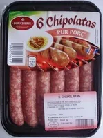 6 Chipolatas Pur Porc