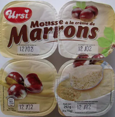 Mousse à la crème de Marrons