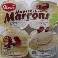 Mousse à la crème de Marrons