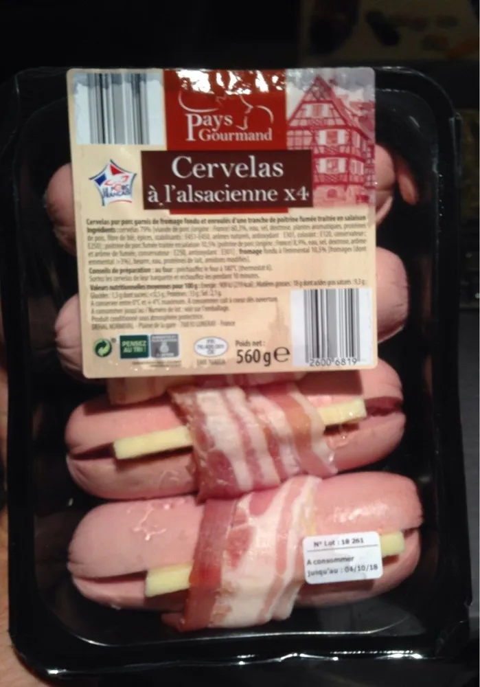 Cervelas à l'alsacienne X4