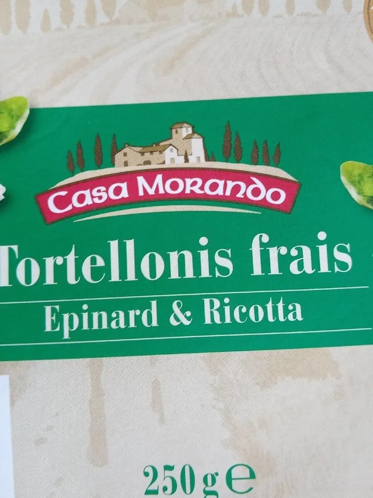 Tortellonis frais épinards & ricotta