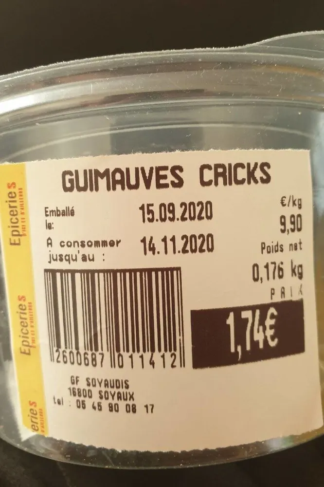 GUIMAUVES CRICKS