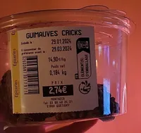 Guimauves cricks