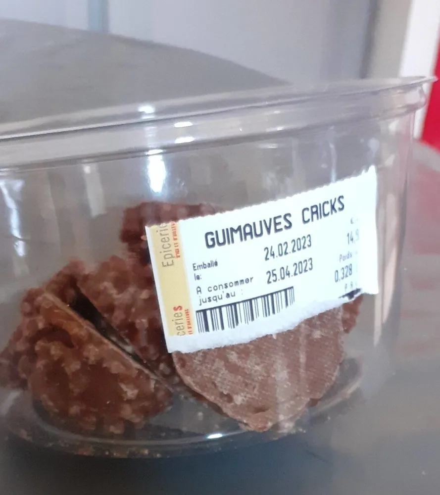 Guimauves cricks
