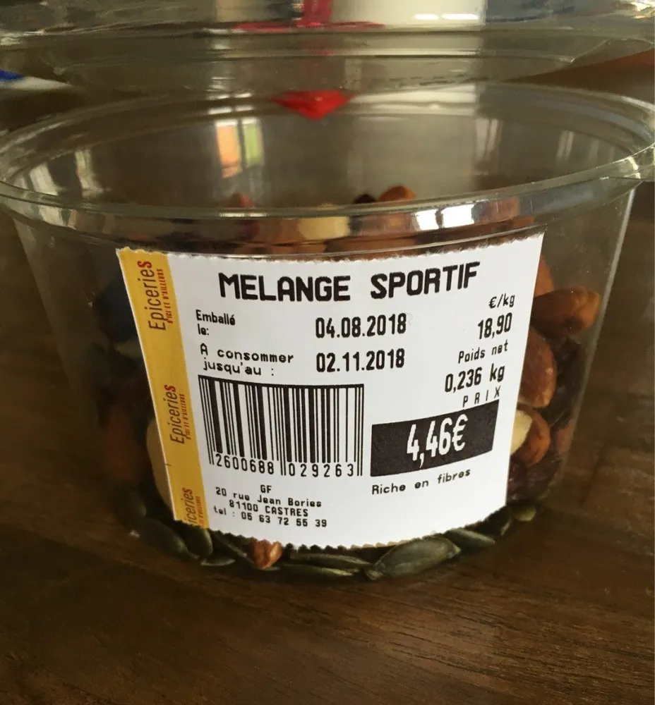 Melange sportif