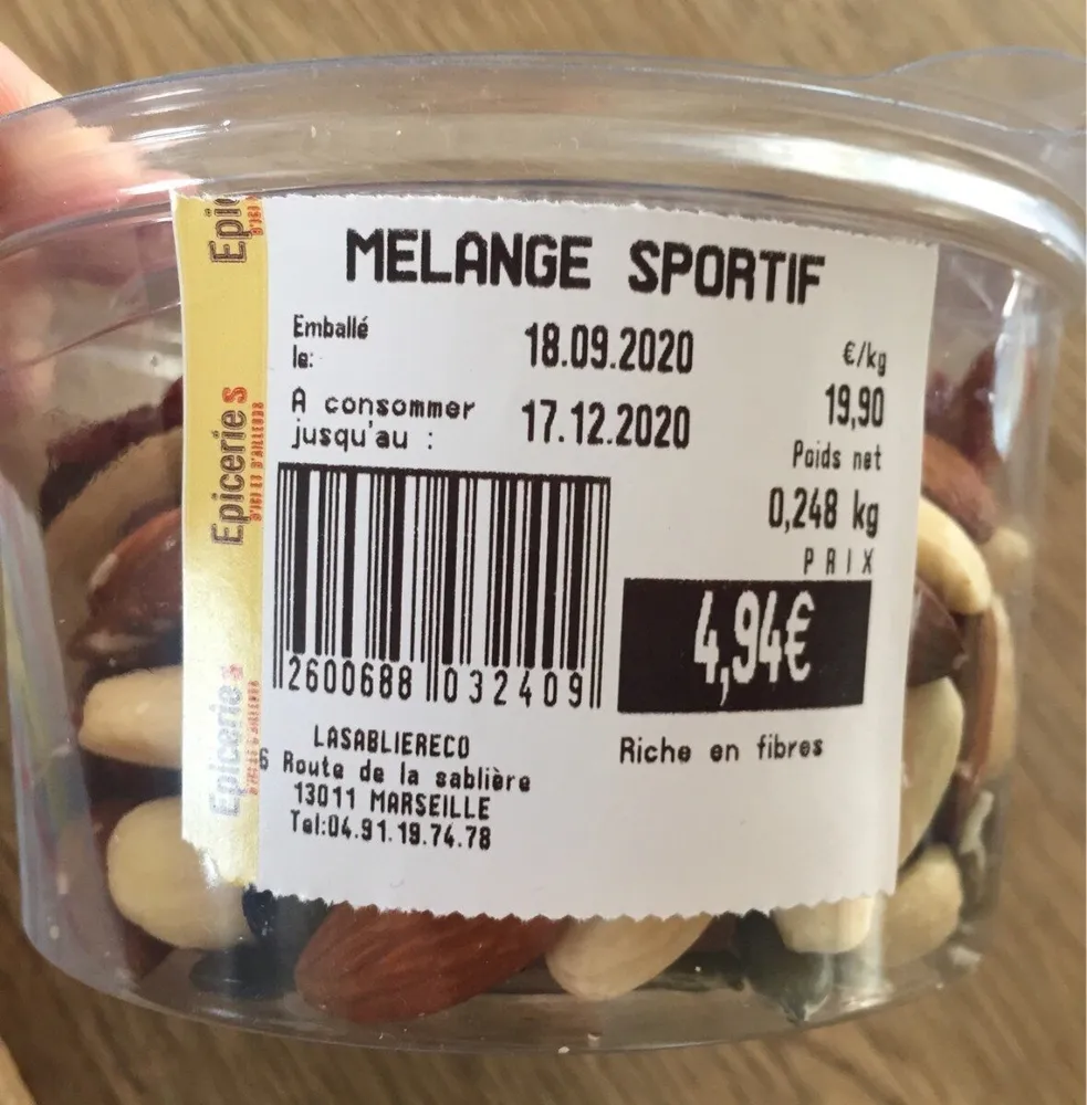 Melange sportif
