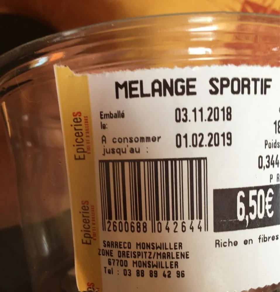 Melange sportif