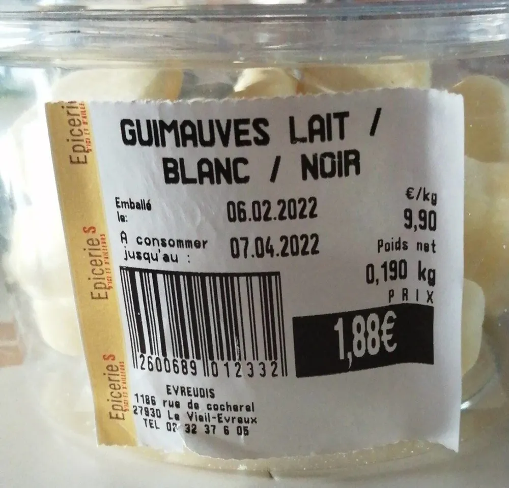 Guimauve lait
