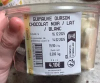Guimauve ourson chocolat noir/ laid/ blanc