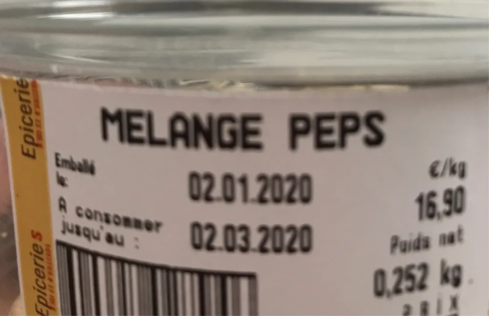 Melange PEPS