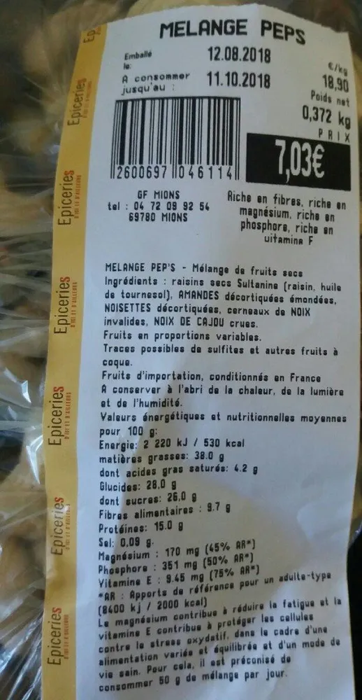 Mélange Peps