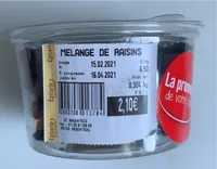 Melange de raisins