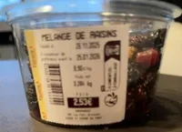 Mélange de raisin