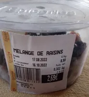 Mélange de raisins