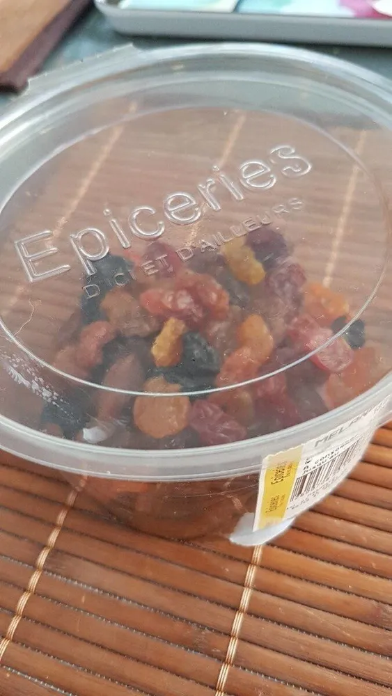Mélange de raisins