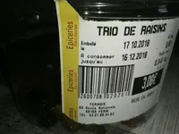 Trio de raisins