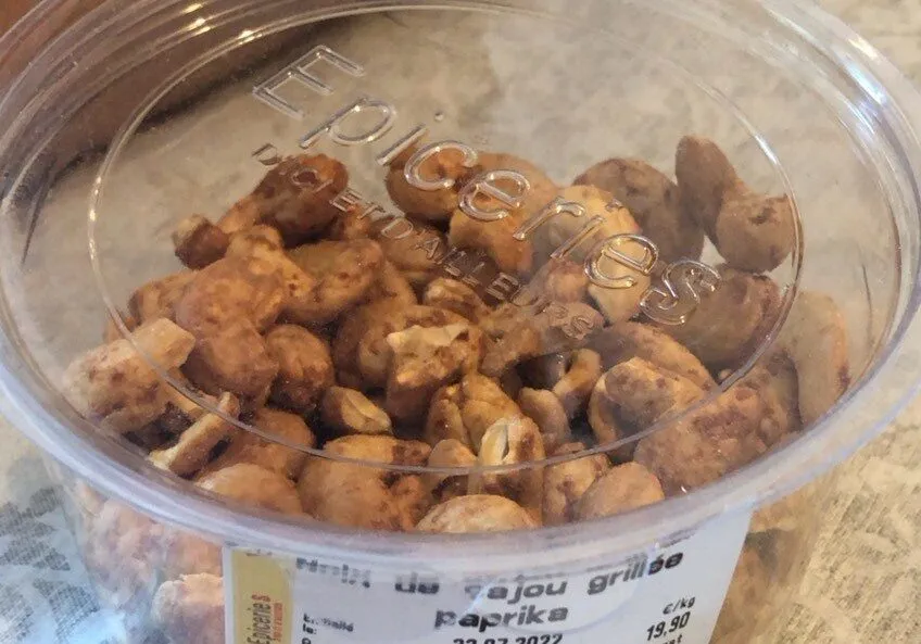 Noix de cajou grillées paprika