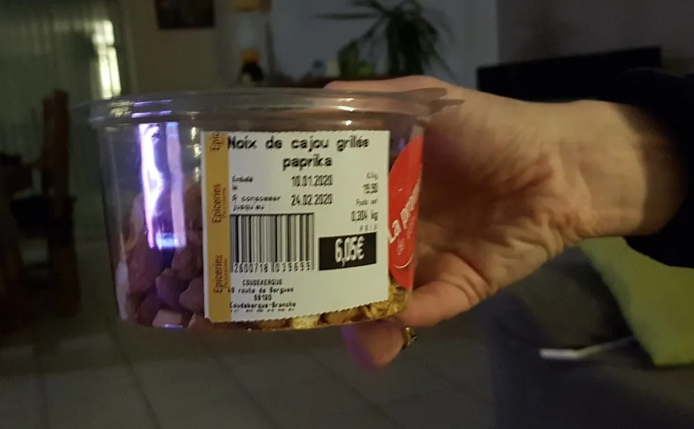 NOIX DE CAJOU GRILLÉE PAPRIKA