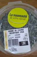 Graines de courges décortiquées crues